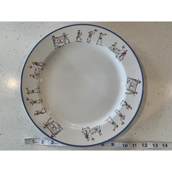 Rosanna Charger Memories of Summers Past America Remembers Plate Charger - Picture 1 of 9